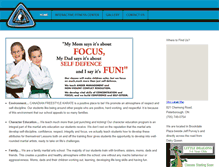 Tablet Screenshot of canadianfreestylekarate.com
